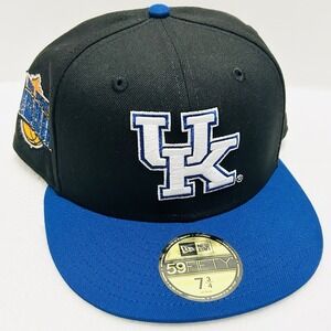 New Era Kentucky Wildcats Final Four 2-Tone 59FIFTY Fitted‎ Hat Cap 7 3/4 Black